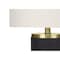 Monarch Specialties Lighting, 24 in.H, Table Lamp, Black Concrete, Ivory / Cream Shade, Modern I 9710 - alternate 4